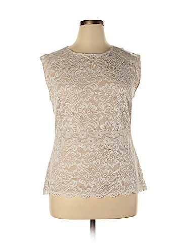 New York & Company Short Sleeve Blouse (view 1)