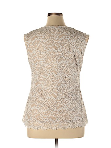 New York & Company Short Sleeve Blouse (view 2)