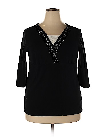 Lane Bryant 3/4 Sleeve Top (view 1)