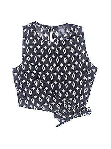 Aqua Sleeveless Blouse (view 1)