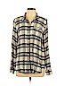 Lucky Brand 100% Viscose Ivory Long Sleeve Button-Down Shirt Size L - photo 1