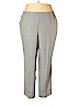 Alfred Dunner 100% Polyester Gray Casual Pants Size 24W - photo 1