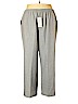 Alfred Dunner 100% Polyester Gray Casual Pants Size 24W - photo 2