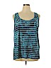 Balance Collection Blue Sleeveless Top Size 1X - photo 1