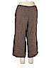 J.jill 100% Linen Brown Linen Pants Size XL - photo 1