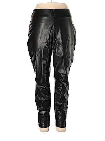J. Crew Factory Store Faux Leather Pants (view 1)