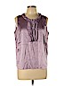 Talbots Purple Sleeveless Silk Top Size 14 - photo 1