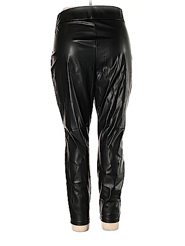 J. Crew Factory Store Faux Leather Pants (view 2)
