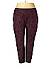 Teez-Her Burgundy Casual Pants Size 3X - photo 1