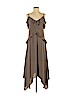 BCBGMAXAZRIA 100% Polyester Brown Casual Dress Size XS - photo 1