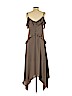 BCBGMAXAZRIA 100% Polyester Brown Casual Dress Size XS - photo 2