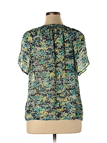 a.n.a. A New Approach Short Sleeve Blouse (view 2)