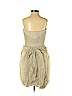 Lavender Label by Vera Wang 100% Silk Tan Cocktail Dress Size 4 - photo 2