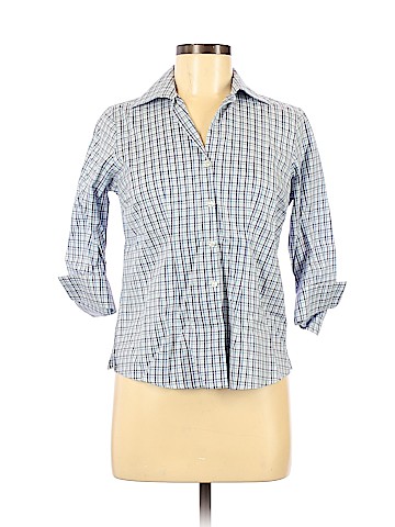 Lands' End 3/4 Sleeve Button-Down Shirt (view 1)