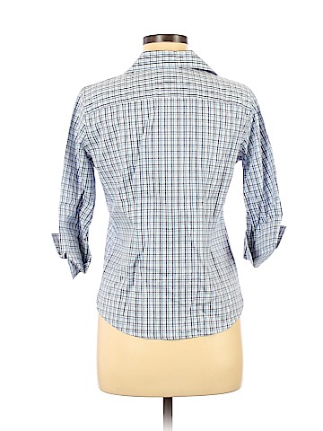 Lands' End 3/4 Sleeve Button-Down Shirt (view 2)