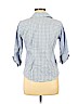Lands' End Blue 3/4 Sleeve Button-Down Shirt Size 4 (petite) - photo 2