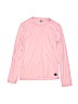 Hot Chillys 100% Polyester Solid Pink Long Sleeve T-Shirt Size M (kids) - photo 1