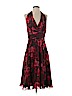 Donna Morgan 100% Silk Burgundy Casual Dress Size 8 - photo 1