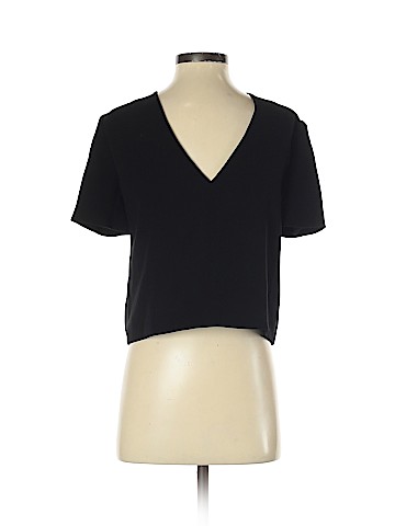 T by Alexander Wang Short Sleeve Blouse (view 2)