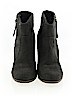 Journee Collection Gray Ankle Boots Size 7 - photo 2