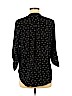 Lush 100% Polyester Black Long Sleeve Blouse Size S - photo 2