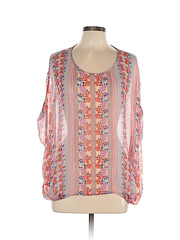 Ella Moss Short Sleeve Silk Top (view 1)