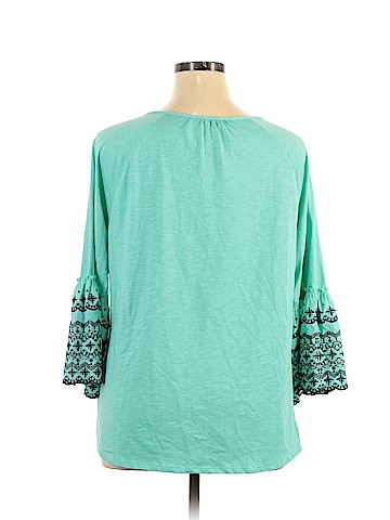 St. John's Bay Long Sleeve Top (view 2)