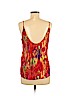 Lucy Love 100% Challis Orange Sleeveless Blouse Size M - photo 2