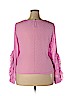 A New Day 100% Polyester Pink Long Sleeve Blouse Size XXL - photo 2