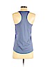 Nike 100% Polyester Blue Active Tank Size S - photo 2