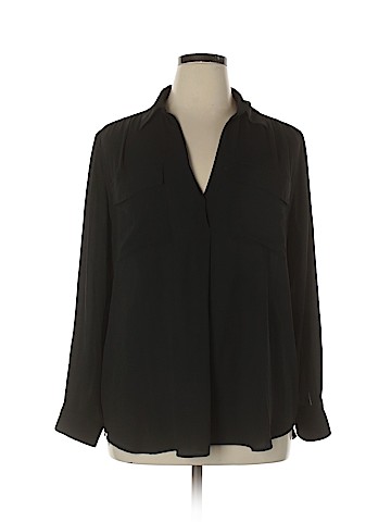 Ann Taylor Long Sleeve Blouse (view 1)