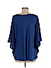 DKNY Blue Silk Pullover Sweater Size Med - Lg - photo 2