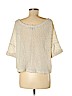 H&M 100% Polyester Ivory Pullover Sweater Size S - photo 2