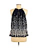 Joie 100% Polyester Blue Sleeveless Blouse Size M - photo 2