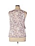 Coldwater Creek 100% Rayon Tan Sleeveless Blouse Size 1X - photo 2