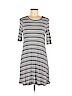 Aqua White Casual Dress Size M - photo 1