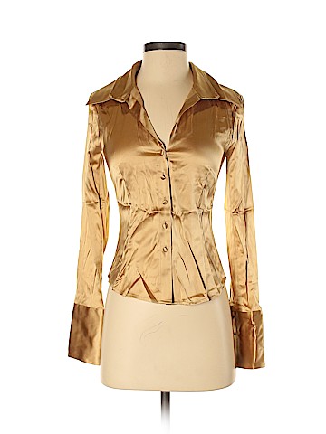 Laundry by Shelli Segal Long Sleeve Silk Top (view 1)