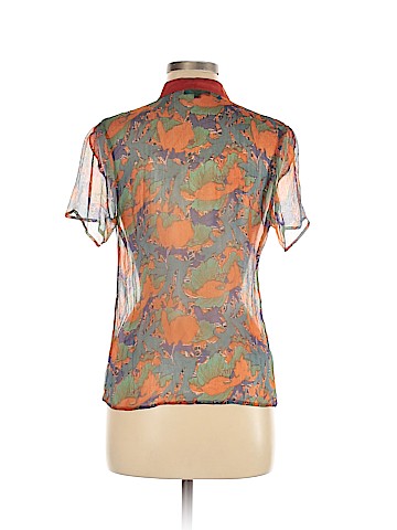 Antik Batik Short Sleeve Silk Top (view 2)
