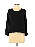 Zara Basic 100% Polyester Black Long Sleeve Blouse Size S - photo 1