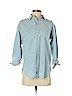 Polo by Ralph Lauren 100% Cotton Blue 3/4 Sleeve Button-Down Shirt Size XS (petite) - photo 1