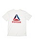 Reebok 100% Polyester Graphic White Active T-Shirt Size L (youth) - photo 1