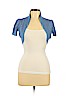 Demanding by Say What? 100% Acrylic Blue Shrug Size L - photo 1