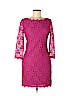 Diane von Furstenberg 100% Nylon Pink Casual Dress Size 6 - photo 1