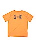Under Armour 100% Polyester Orange Active T-Shirt Size L (youth) - photo 1