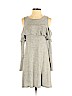Aqua Gray Casual Dress Size XS - photo 1
