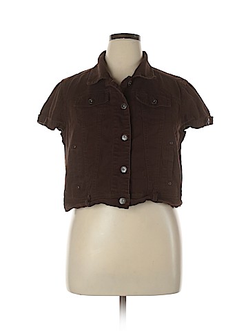 Ashley Stewart Short Sleeve Button-Down Shirt (view 1)