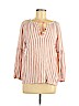 Paige 100% Rayon Pink 3/4 Sleeve Blouse Size S - photo 1