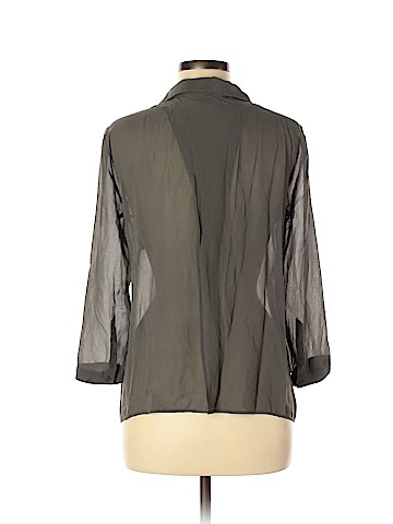 Helmut Lang 3/4 Sleeve Silk Top (view 2)