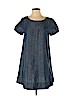 H&M 100% Cotton Blue Casual Dress Size 8 - photo 1