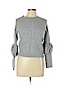 Magaschoni 100% Cashmere Gray Cashmere Pullover Sweater Size L - photo 1